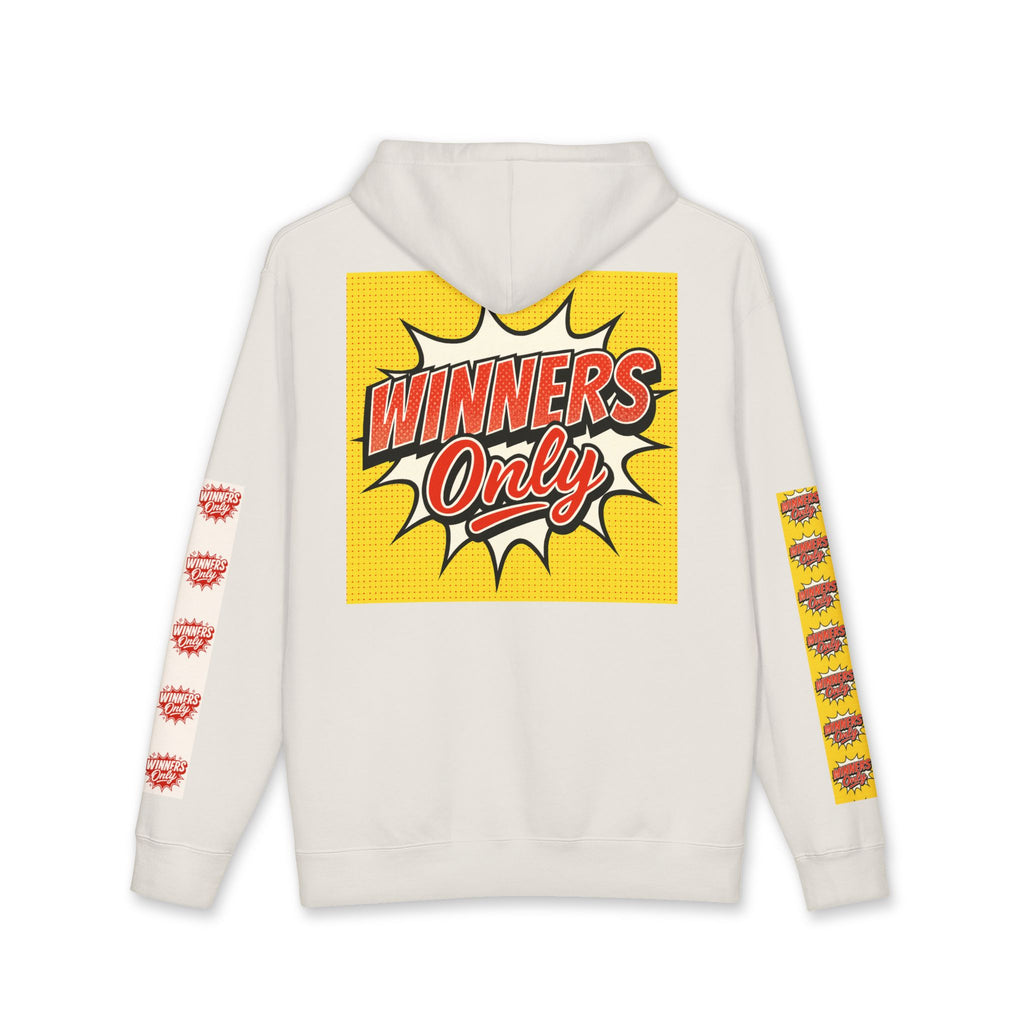 Winners Only Hooded Sweatshirt - Unisex Heavyweight, Fun Retro Design