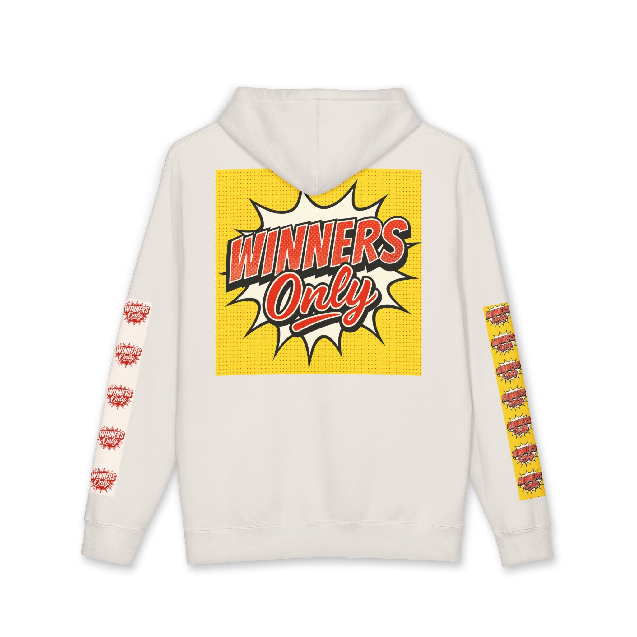 Winners Only Hooded Sweatshirt - Unisex Heavyweight, Fun Retro Design