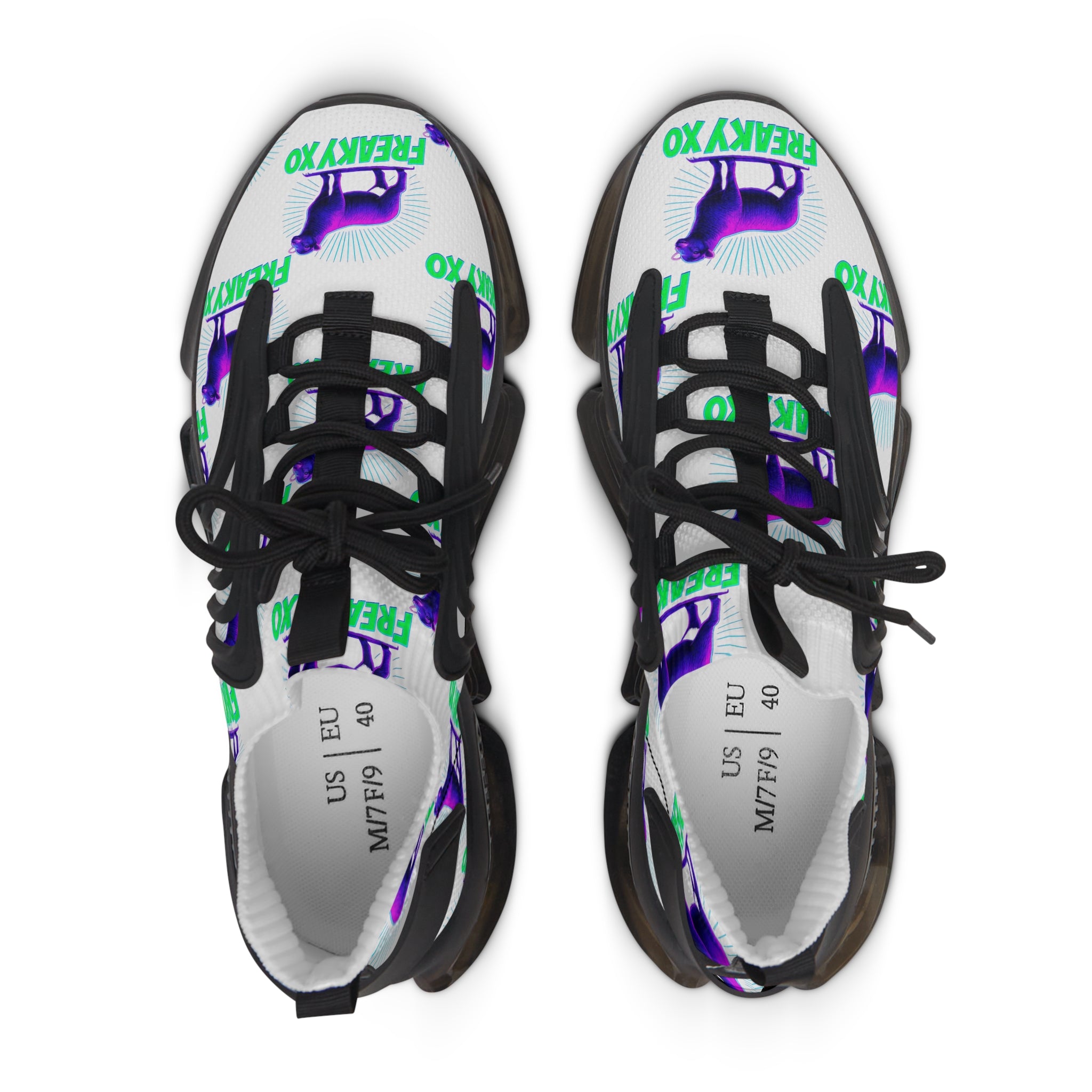 Funky Women's Mesh Sneakers - Trendy Lightweight Athletic Shoes for Everyday Style