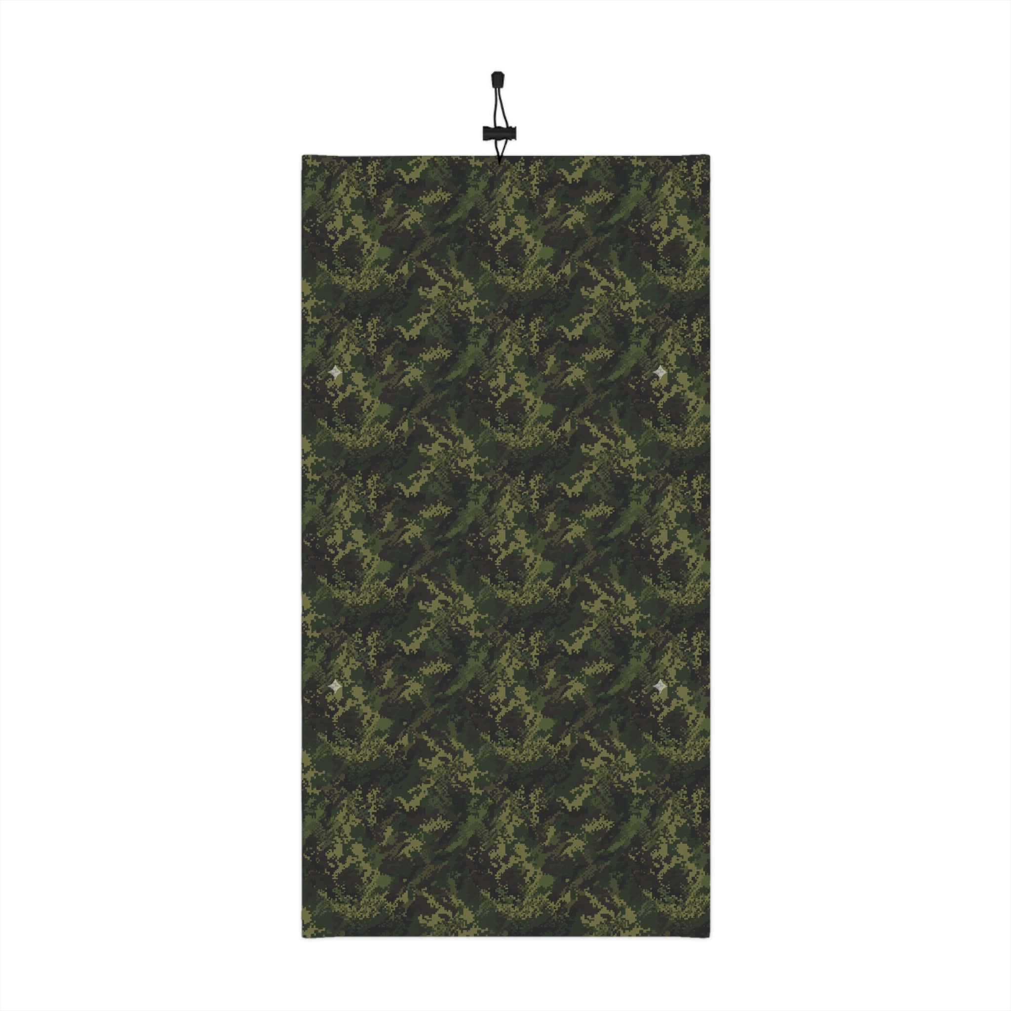 Camo Winter Neck Gaiter with Drawstring — Warm Outdoor Face Mask