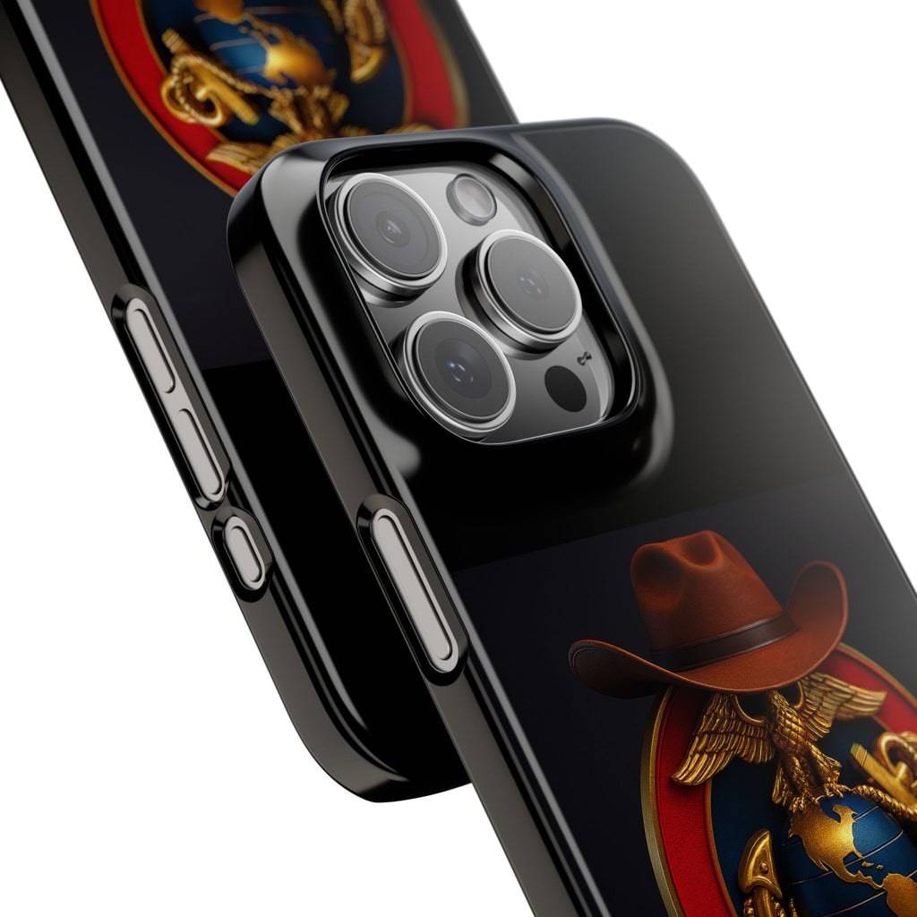 Slim Phone Case with Marine Corps Eagle Globe and Anchor Design