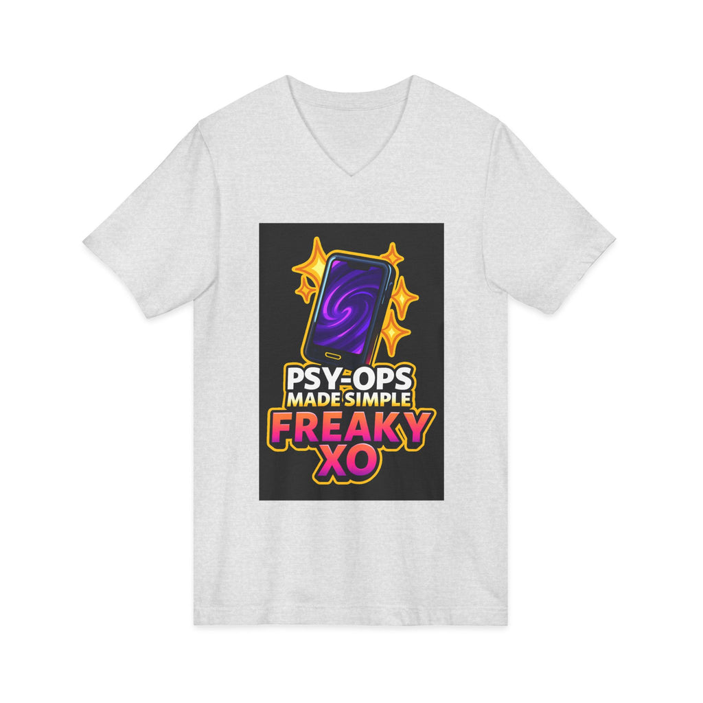 Unisex Jersey Short Sleeve V-Neck Tee