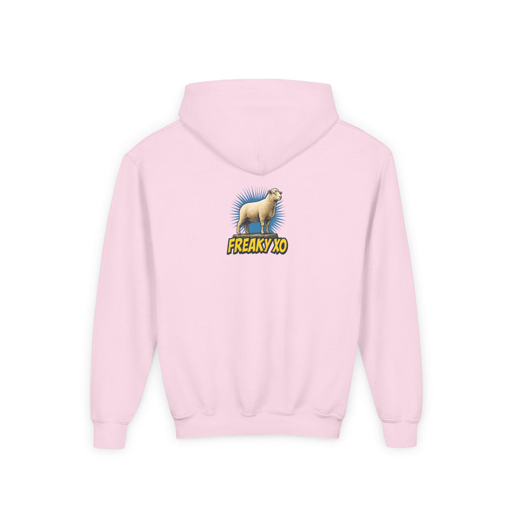 Kids Robot Disco Hoodie — 'Freaky Ko' Back Logo Youth Sweatshirt