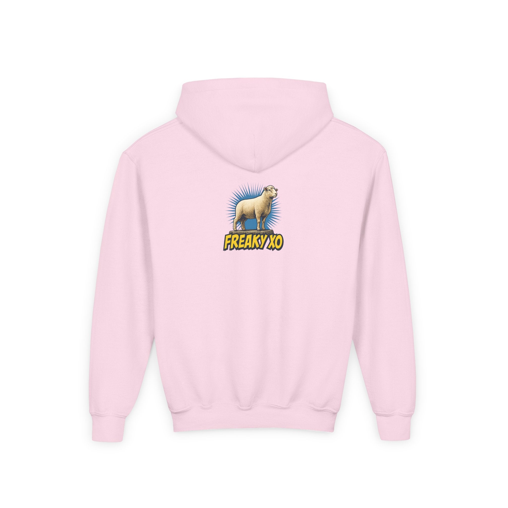 Kids Robot Disco Hoodie — 'Freaky Ko' Back Logo Youth Sweatshirt