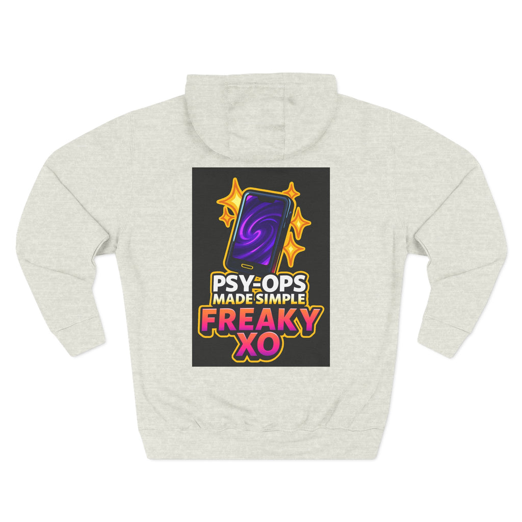 Freaky XO Two-Sided Hoodie - Cozy & Quirky Style for Fun Lovers
