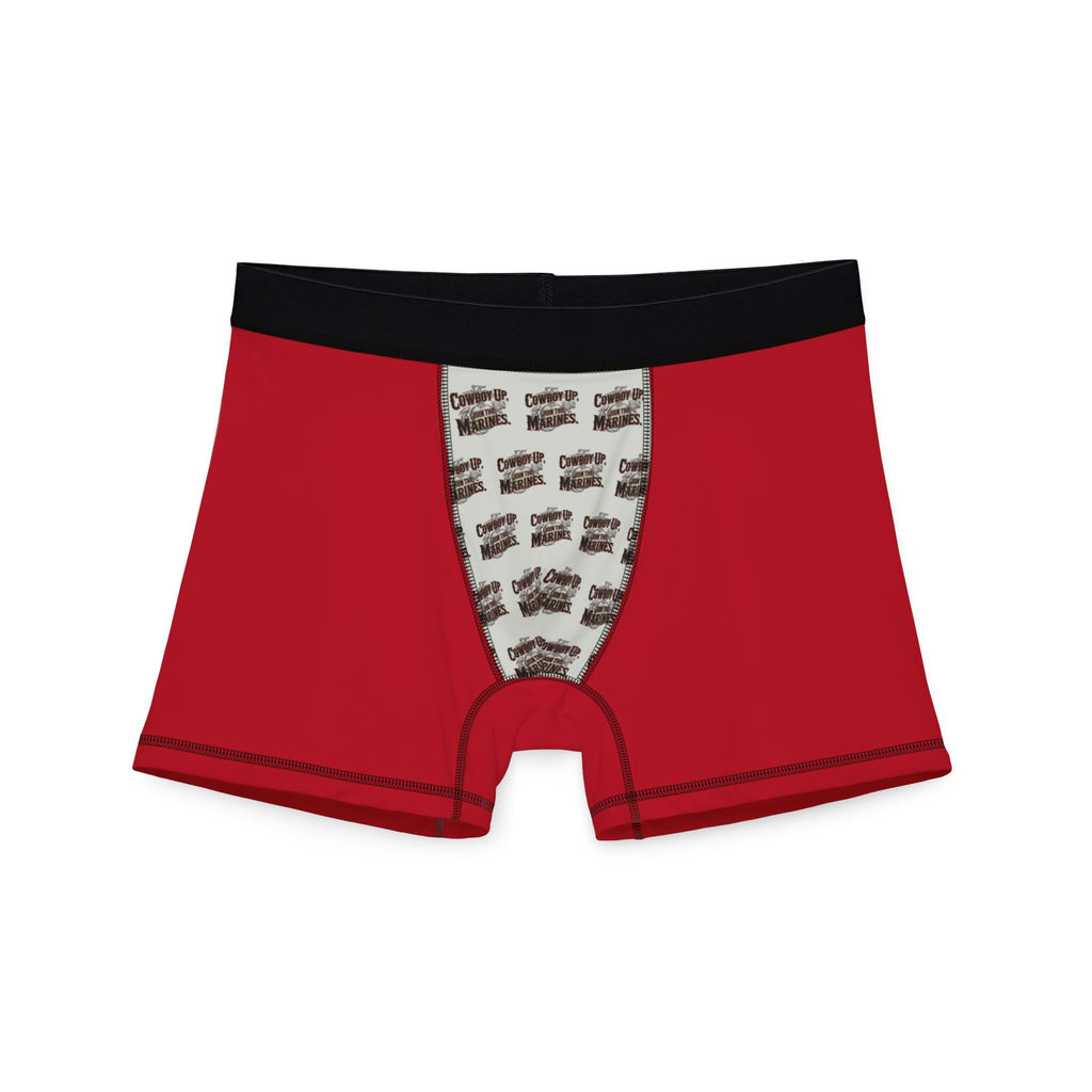 Funny Graphic Men's Boxers - All Over Print Red Boxer Briefs