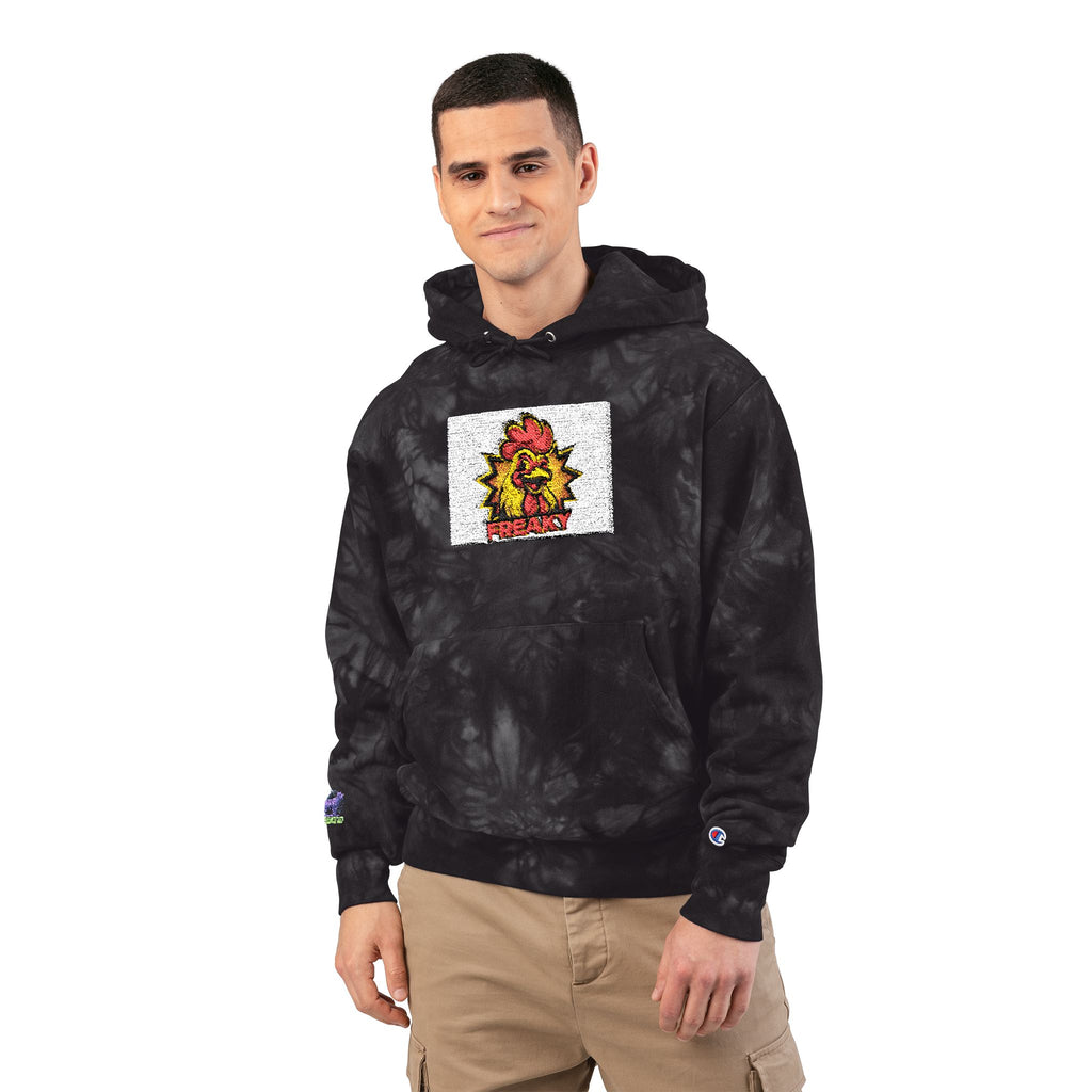 Unisex Champion Tie-Dye Hoodie (Embroidery)