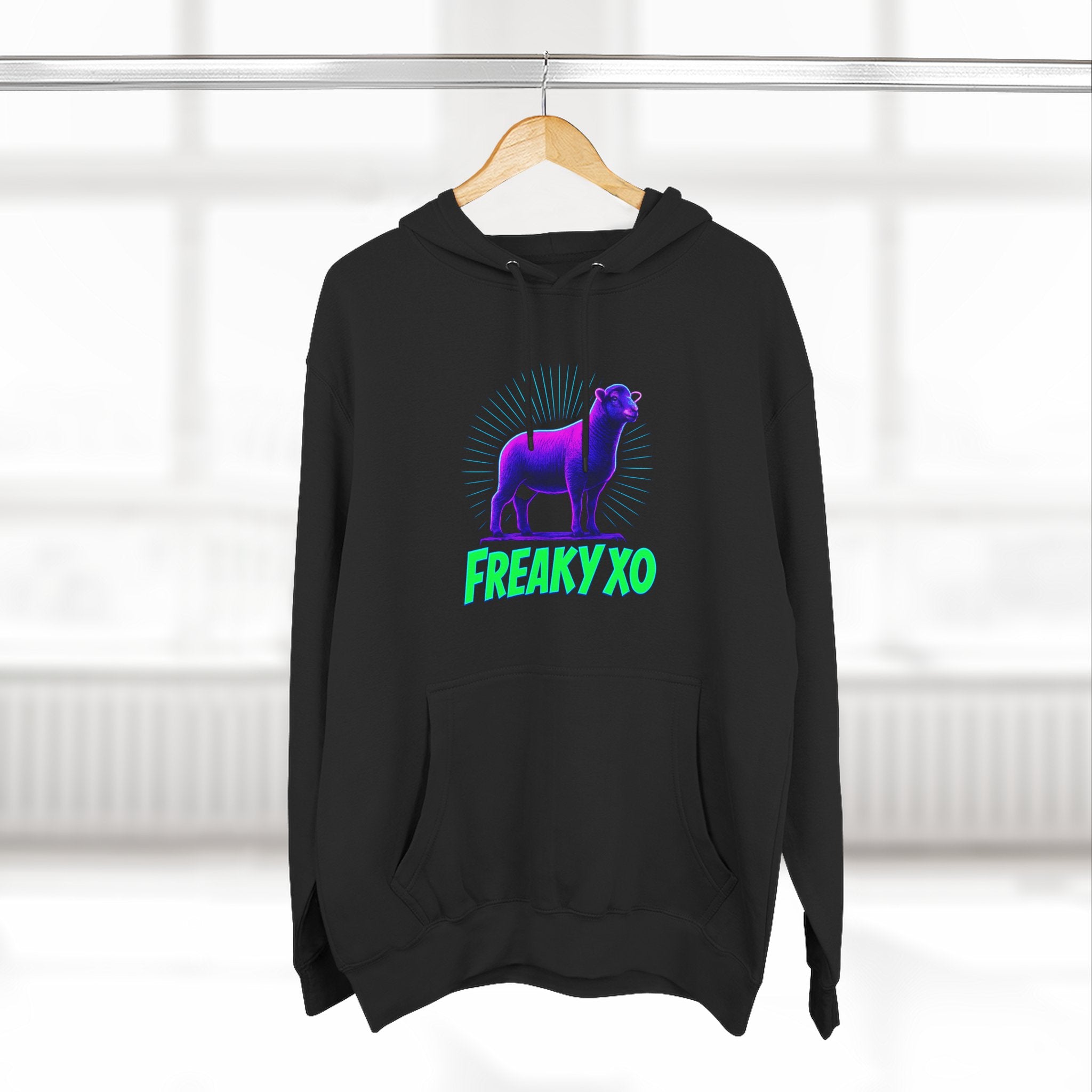 Freaky XO Two-Sided Hoodie - Cozy & Quirky Style for Fun Lovers