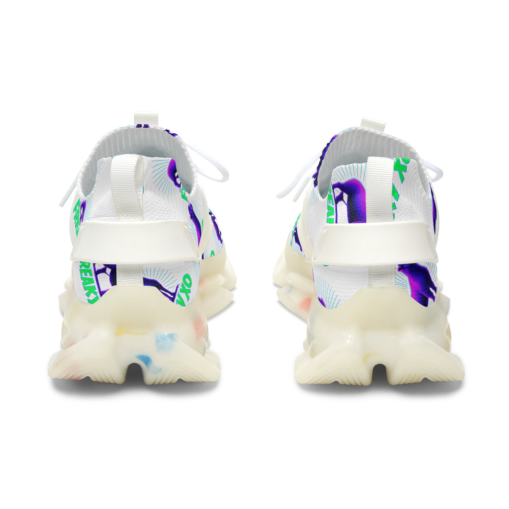 Funky Women's Mesh Sneakers - Trendy Lightweight Athletic Shoes for Everyday Style