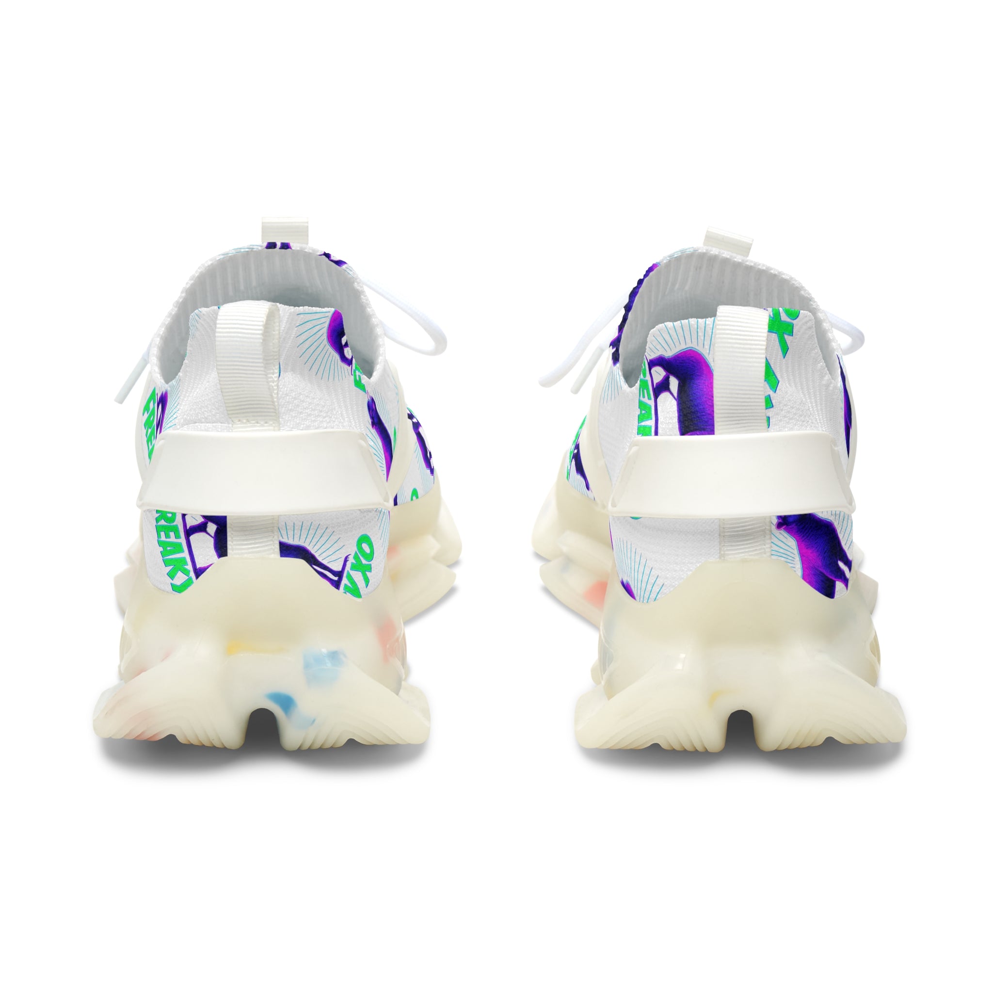 Funky Women's Mesh Sneakers - Trendy Lightweight Athletic Shoes for Everyday Style