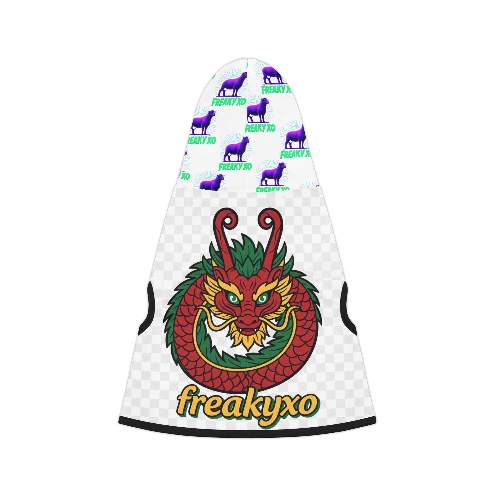 Freakyxo Dragon Design Pet Hoodie for Stylish Pets