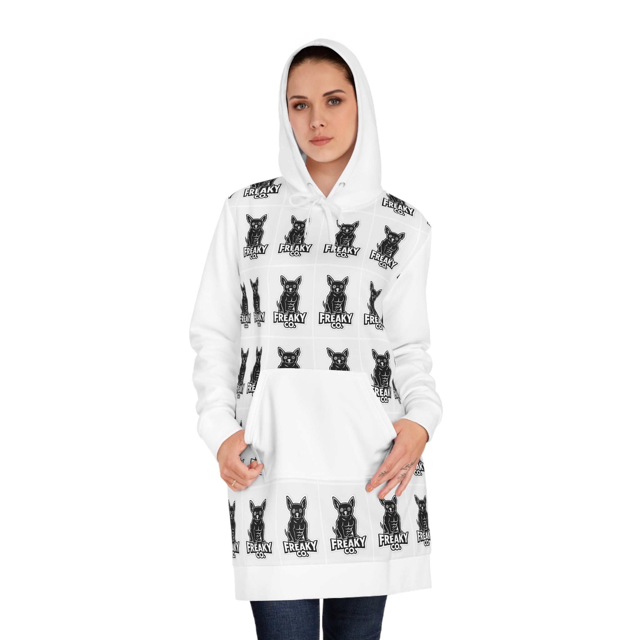 Freaky Co. Women's Hoodie Dress - Fun & Cozy Streetwear