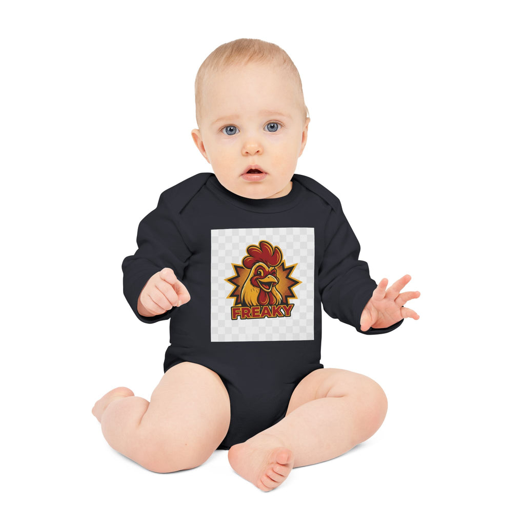Freaky Rooster Baby Bodysuit