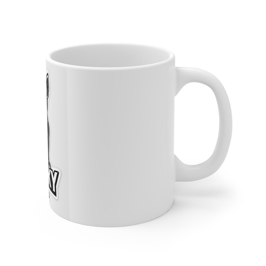 Freaky Co. Dog Mug - 11oz Black Chihuahua Coffee Cup