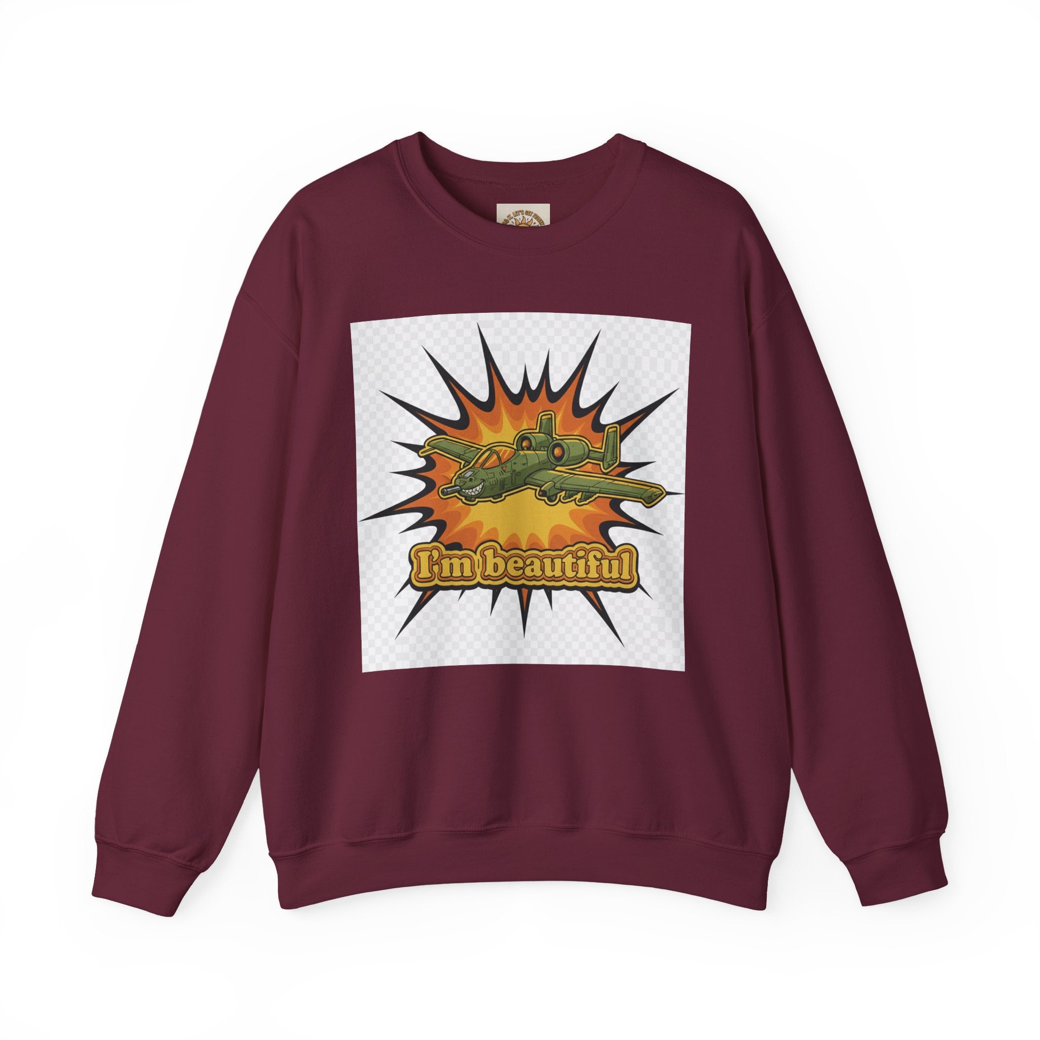 I'm Beautiful Graphic Crewneck Sweatshirt