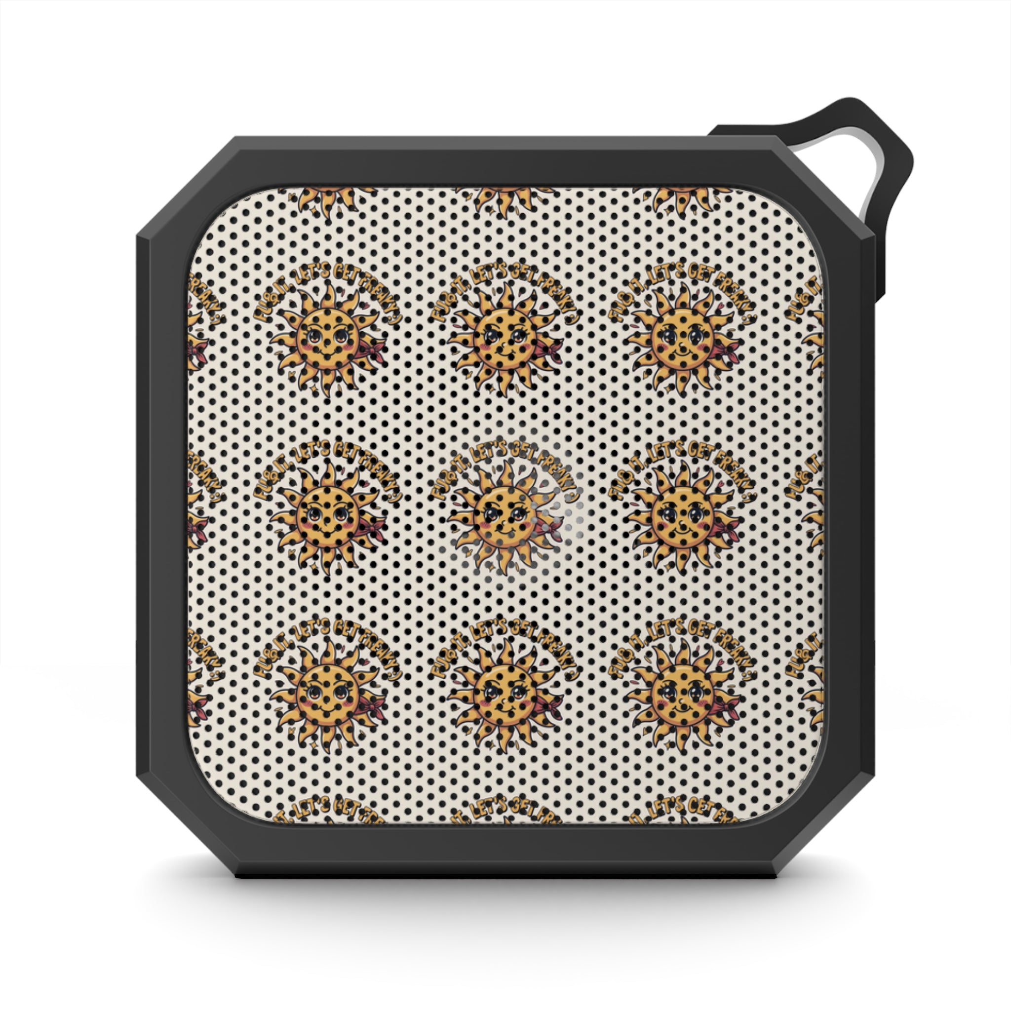 Outdoor Bluetooth Speaker with Vintage Floral Design