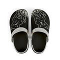 Kid's Fun EVA Foam Clogs - Trendy Black Design with Playful Dog Graphic