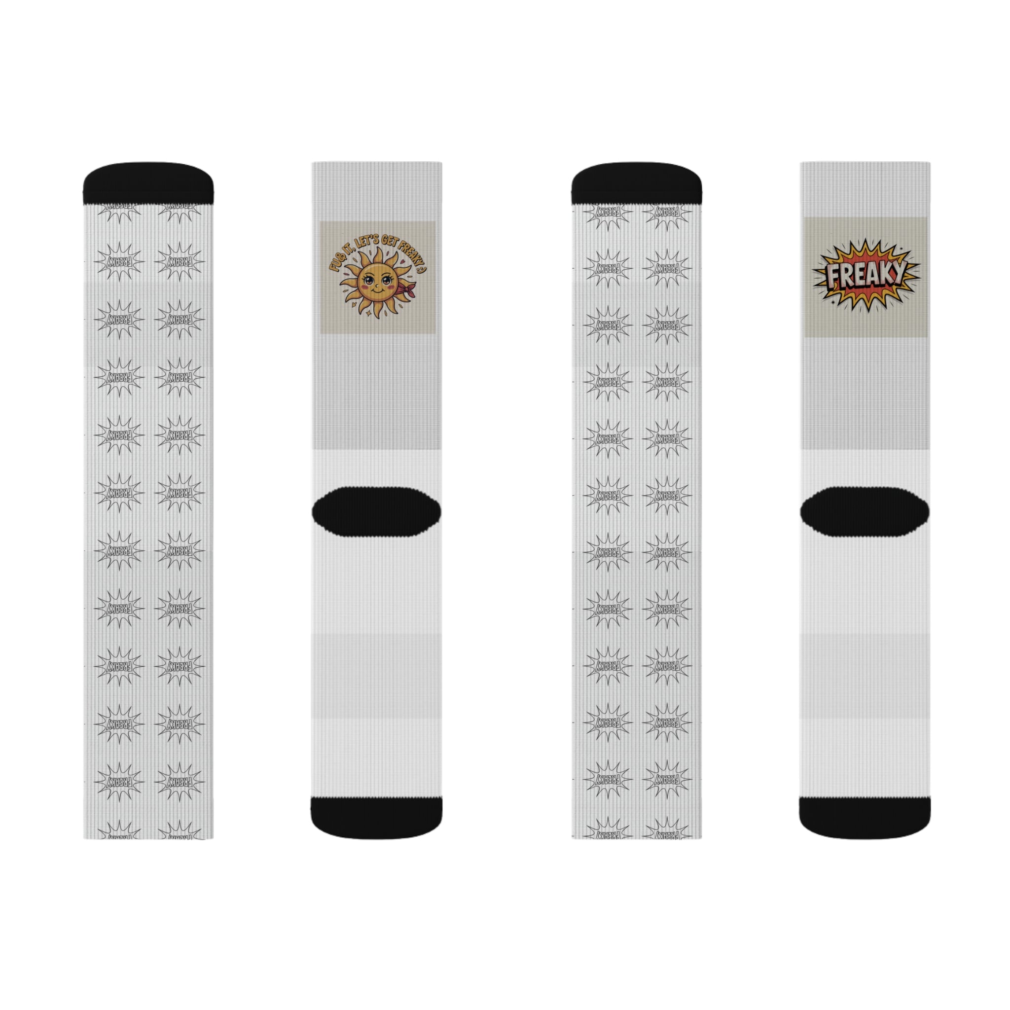 Stylish Sublimation Socks with Trendy Design