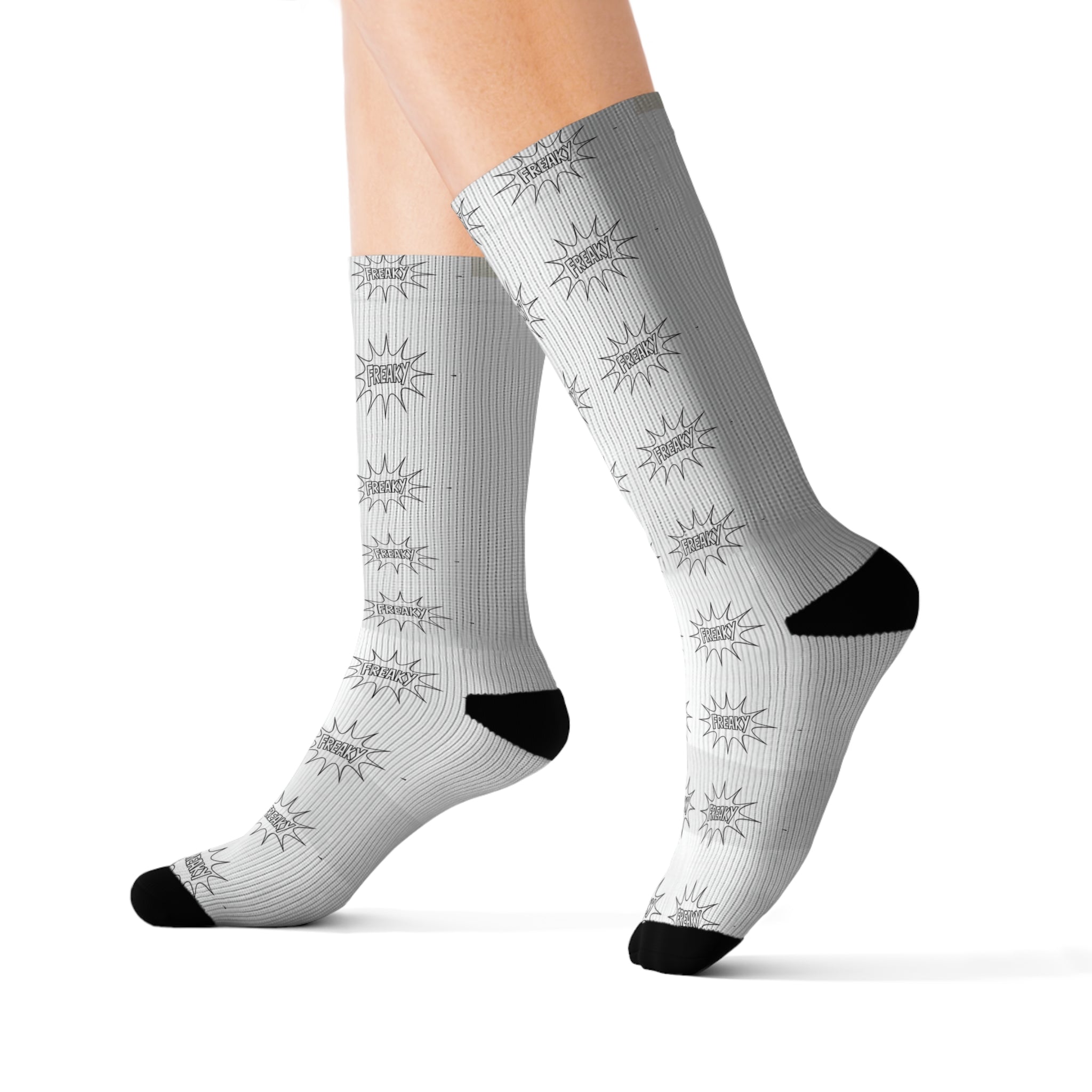 Stylish Sublimation Socks with Trendy Design
