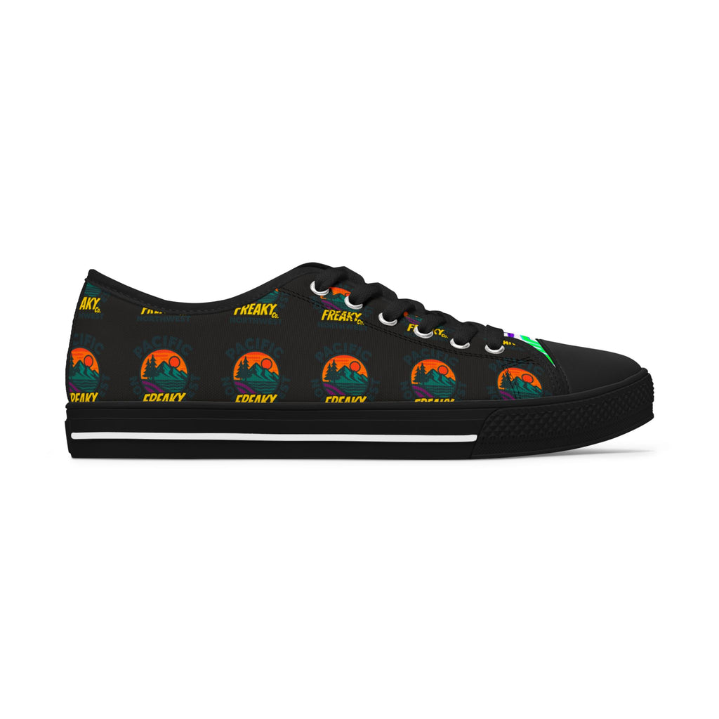 Vibrant Graphic Women's Low Top Sneakers - Perfect for Everyday Style