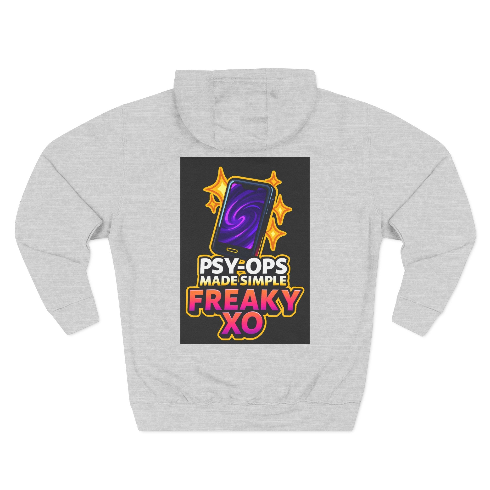 Freaky XO Two-Sided Hoodie - Cozy & Quirky Style for Fun Lovers