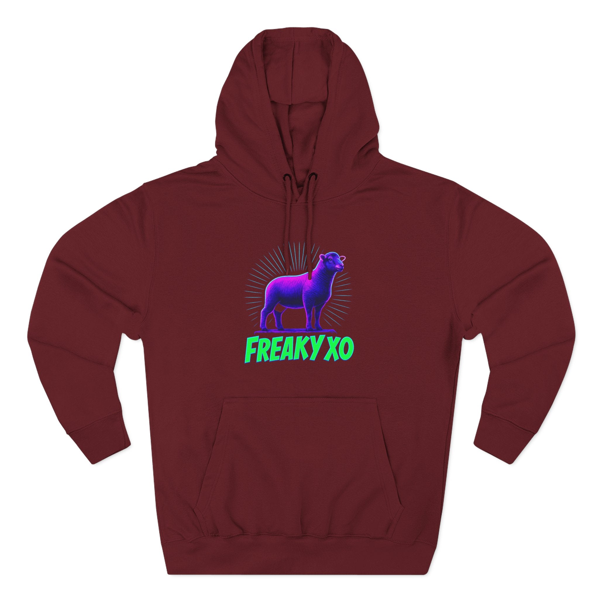Freaky XO Two-Sided Hoodie - Cozy & Quirky Style for Fun Lovers