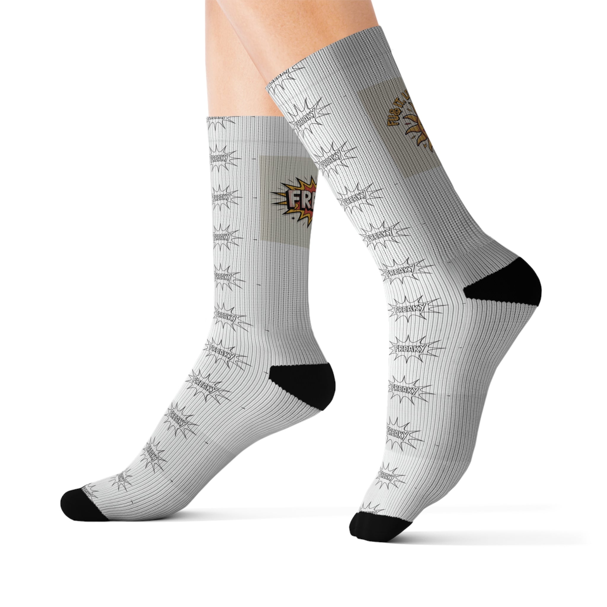 Stylish Sublimation Socks with Trendy Design