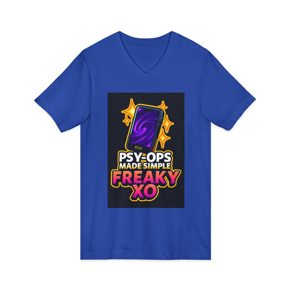 Unisex Jersey Short Sleeve V-Neck Tee