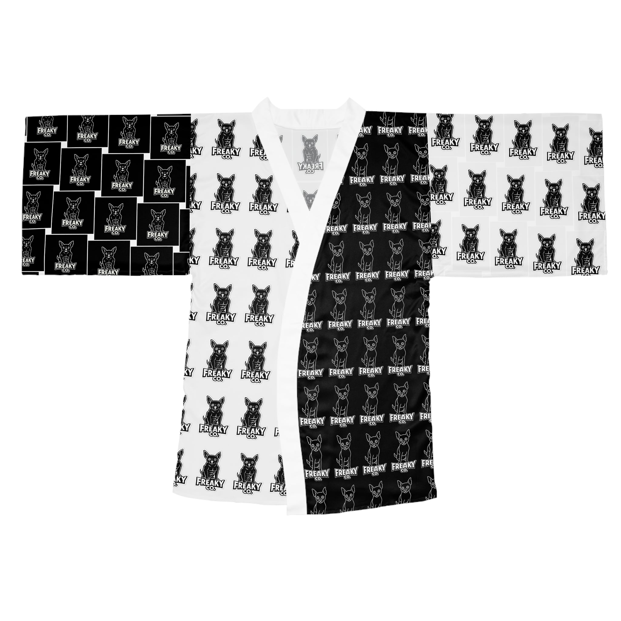 Stylish Long Sleeve Kimono Robe - Bold Wolf Legacy Design