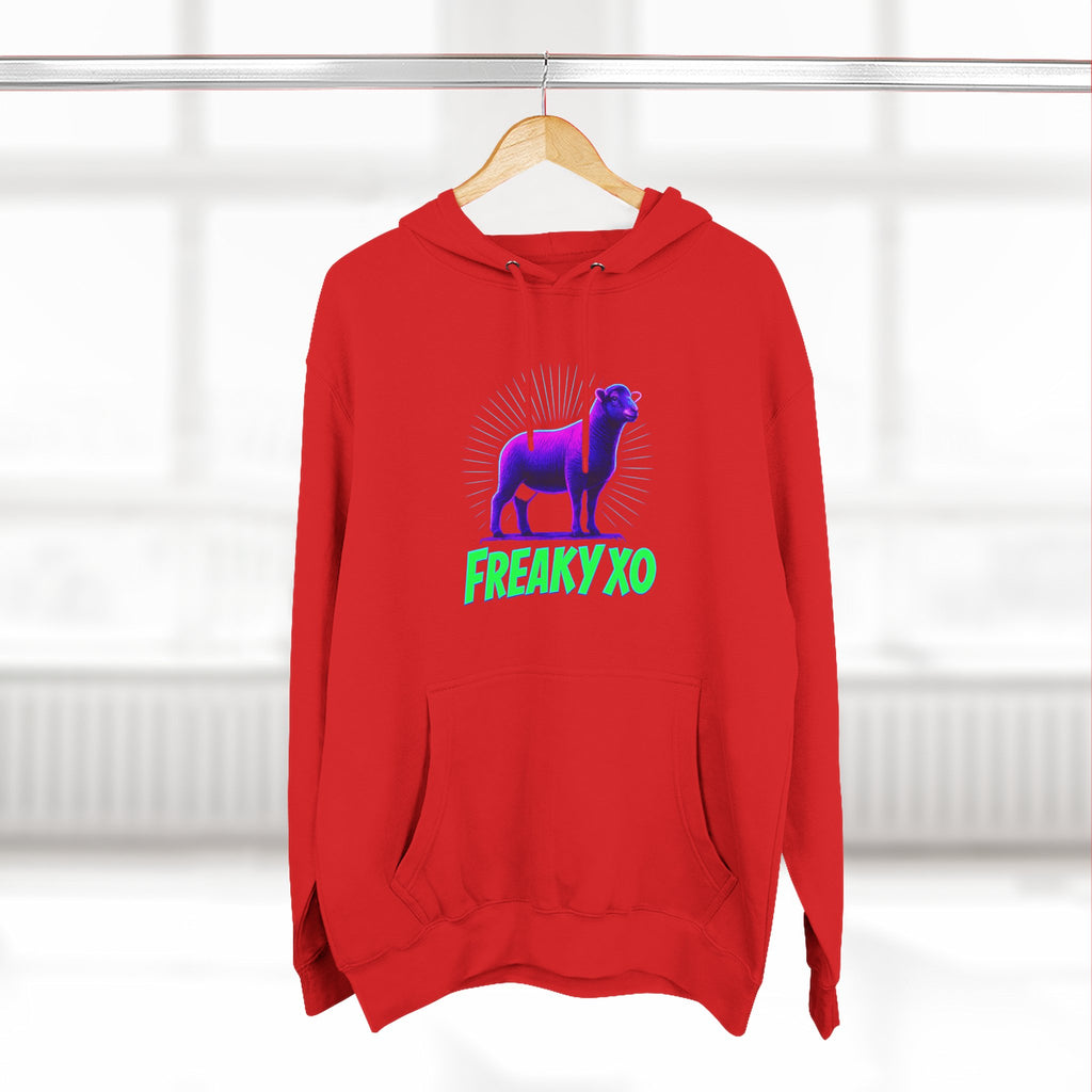 Freaky XO Two-Sided Hoodie - Cozy & Quirky Style for Fun Lovers