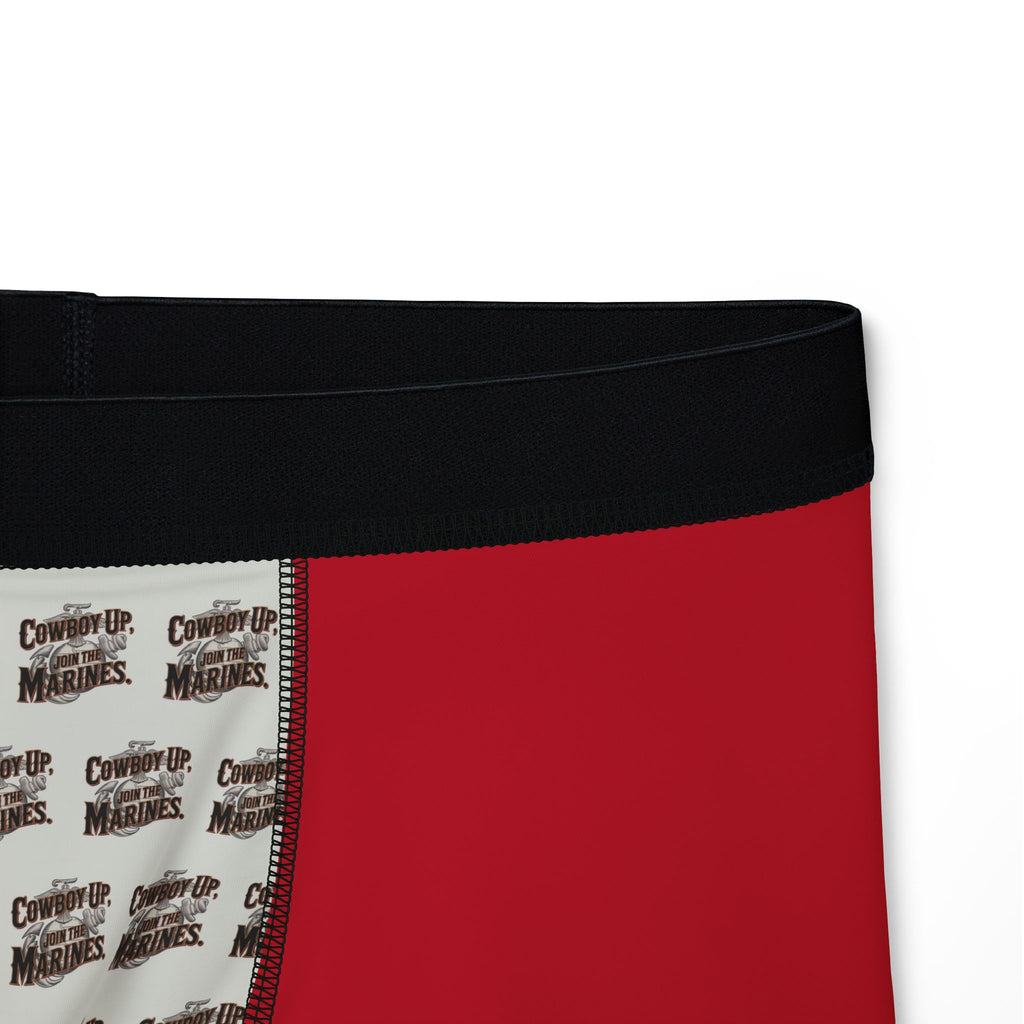 Funny Graphic Men's Boxers - All Over Print Red Boxer Briefs