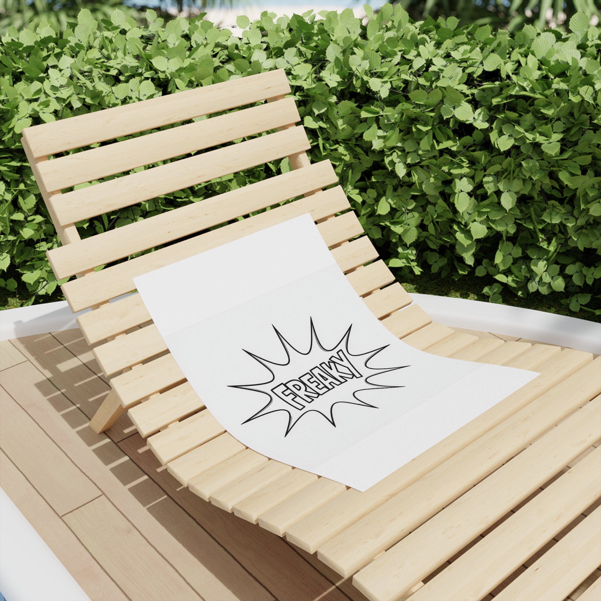 Freaky Beach Towel - Fun and Unique Summer Accessory