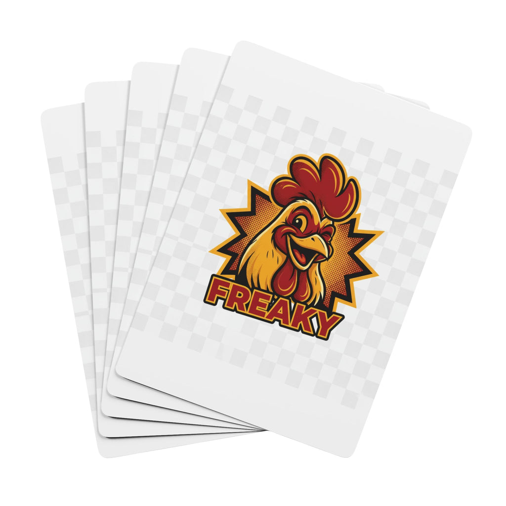 Freaky Chicken Poker Playing Cards Set
