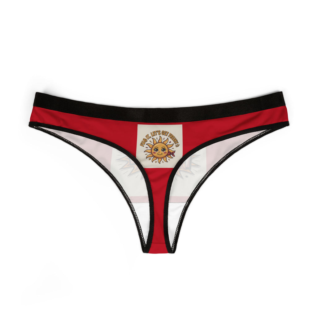 Freaky Women's Thongs - Fun Patterned Underwear for Everyday Comfort