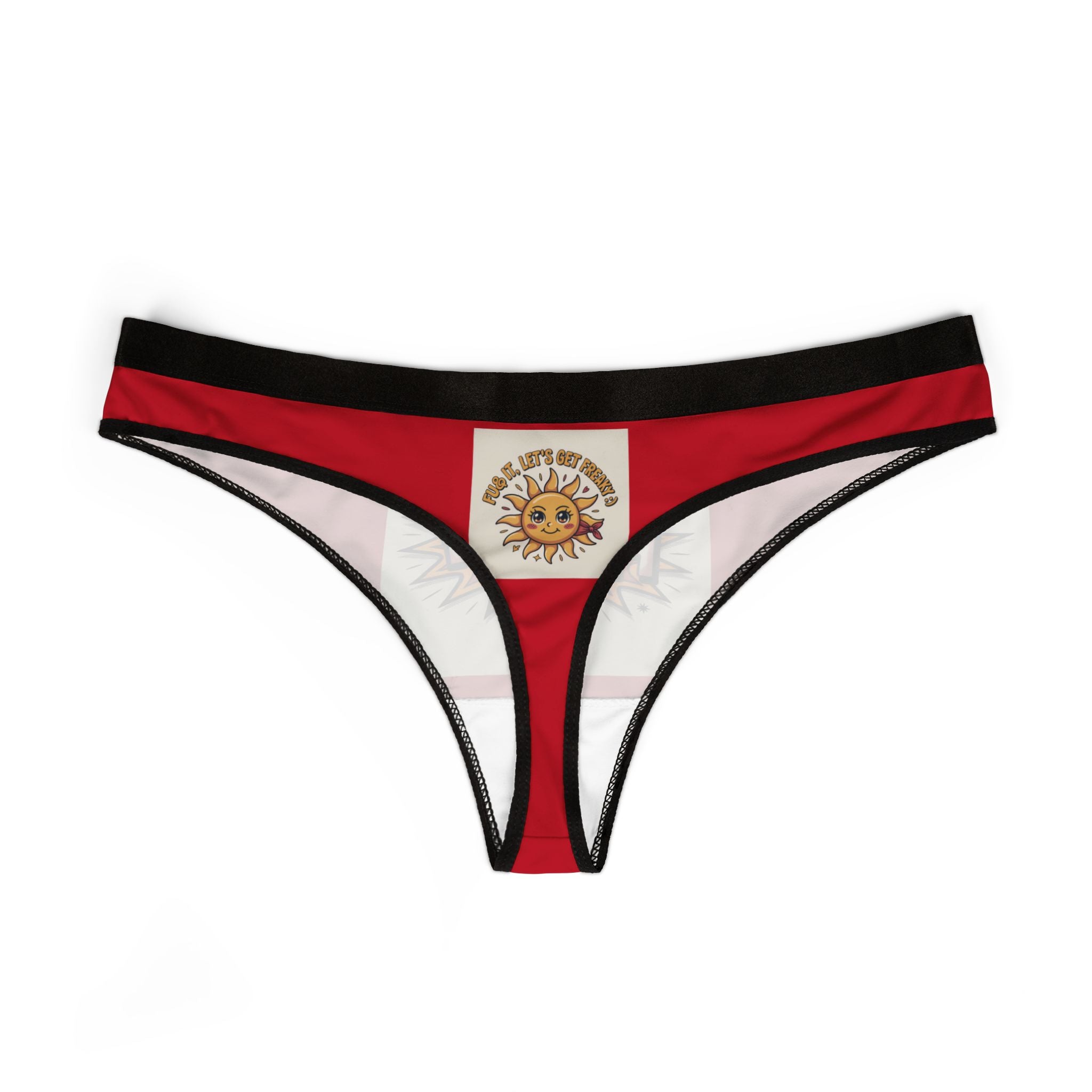 Freaky Women's Thongs - Fun Patterned Underwear for Everyday Comfort