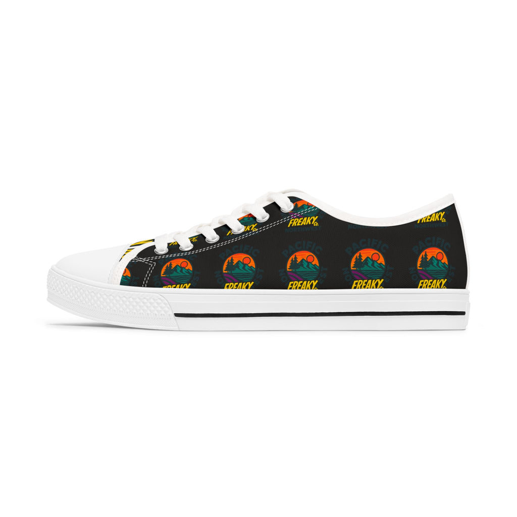 Vibrant Graphic Women's Low Top Sneakers - Perfect for Everyday Style