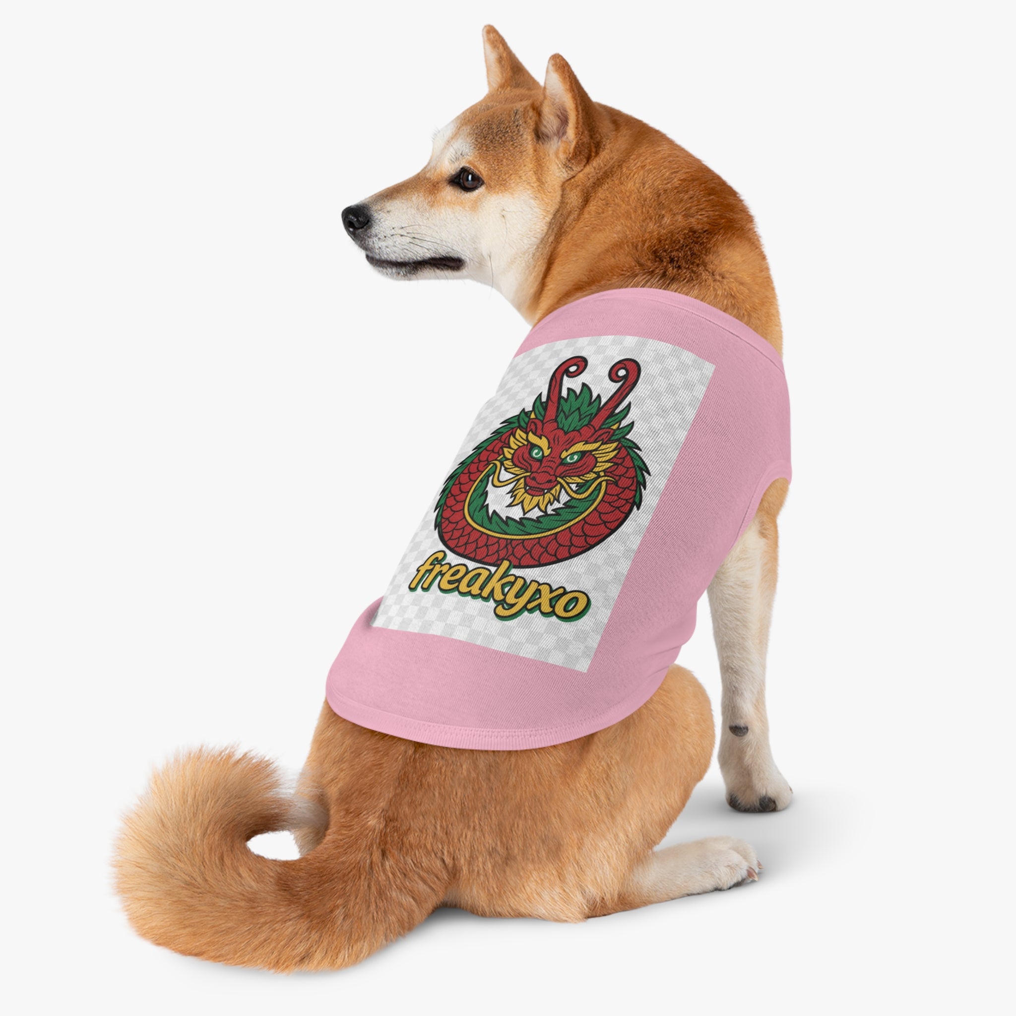 Dragon Design Pet Tank Top for Stylish Pets