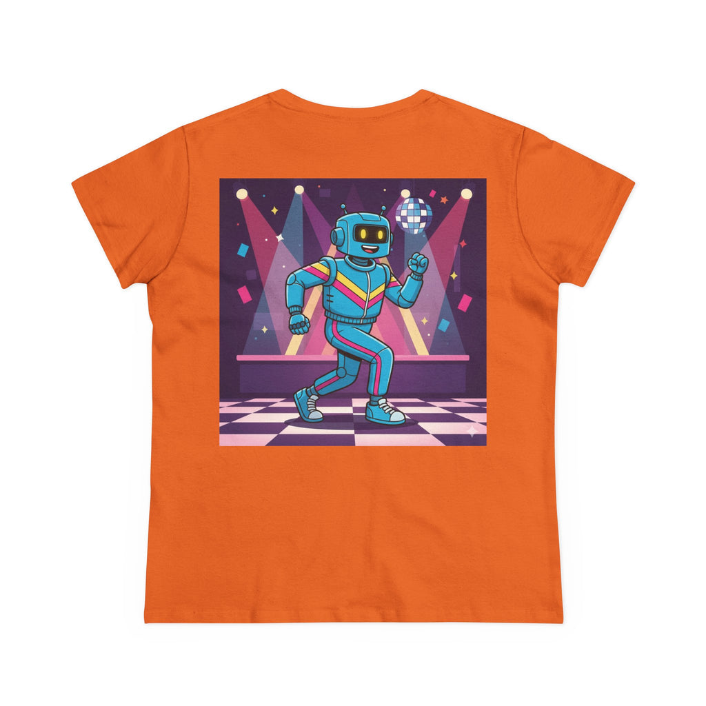 Dancing Robots Tee — “We Can Dance If We Want To” Women's Cotton T‑Shirt