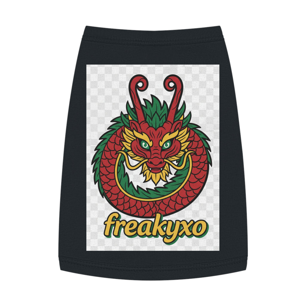 Dragon Design Pet Tank Top for Stylish Pets