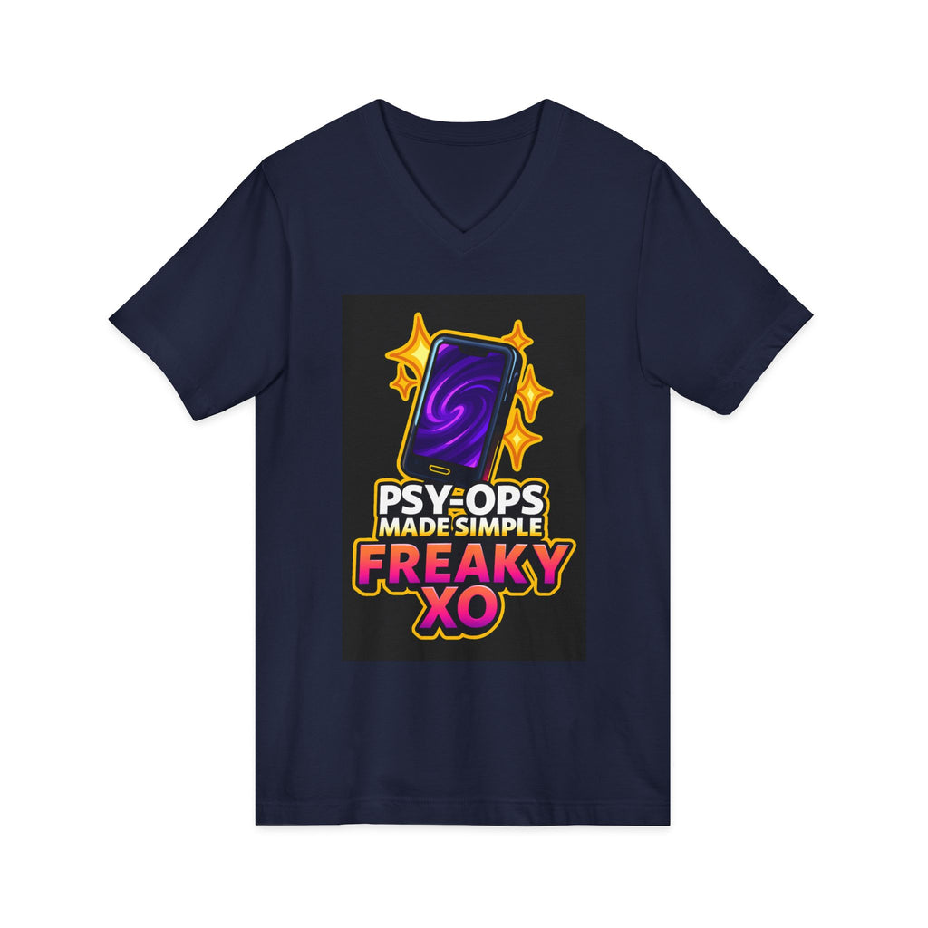 Unisex Jersey Short Sleeve V-Neck Tee