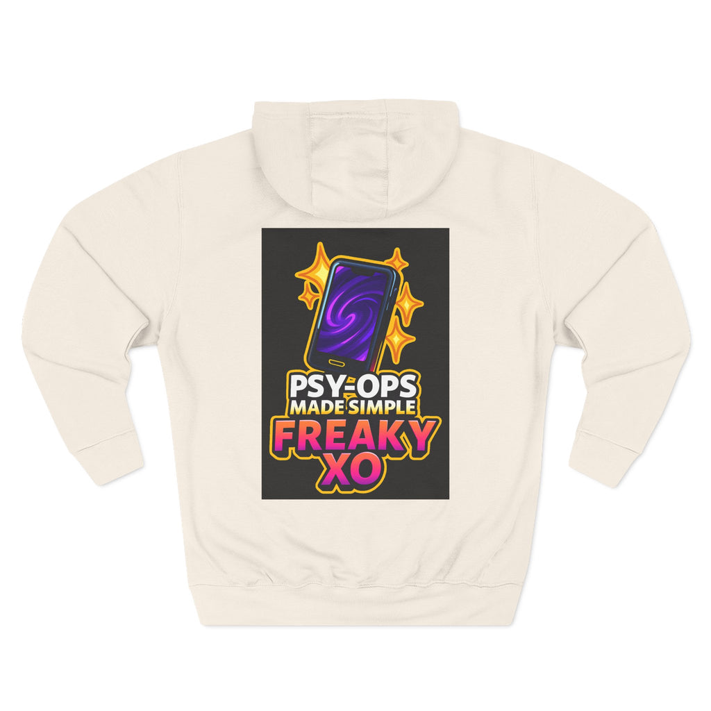 Freaky XO Two-Sided Hoodie - Cozy & Quirky Style for Fun Lovers
