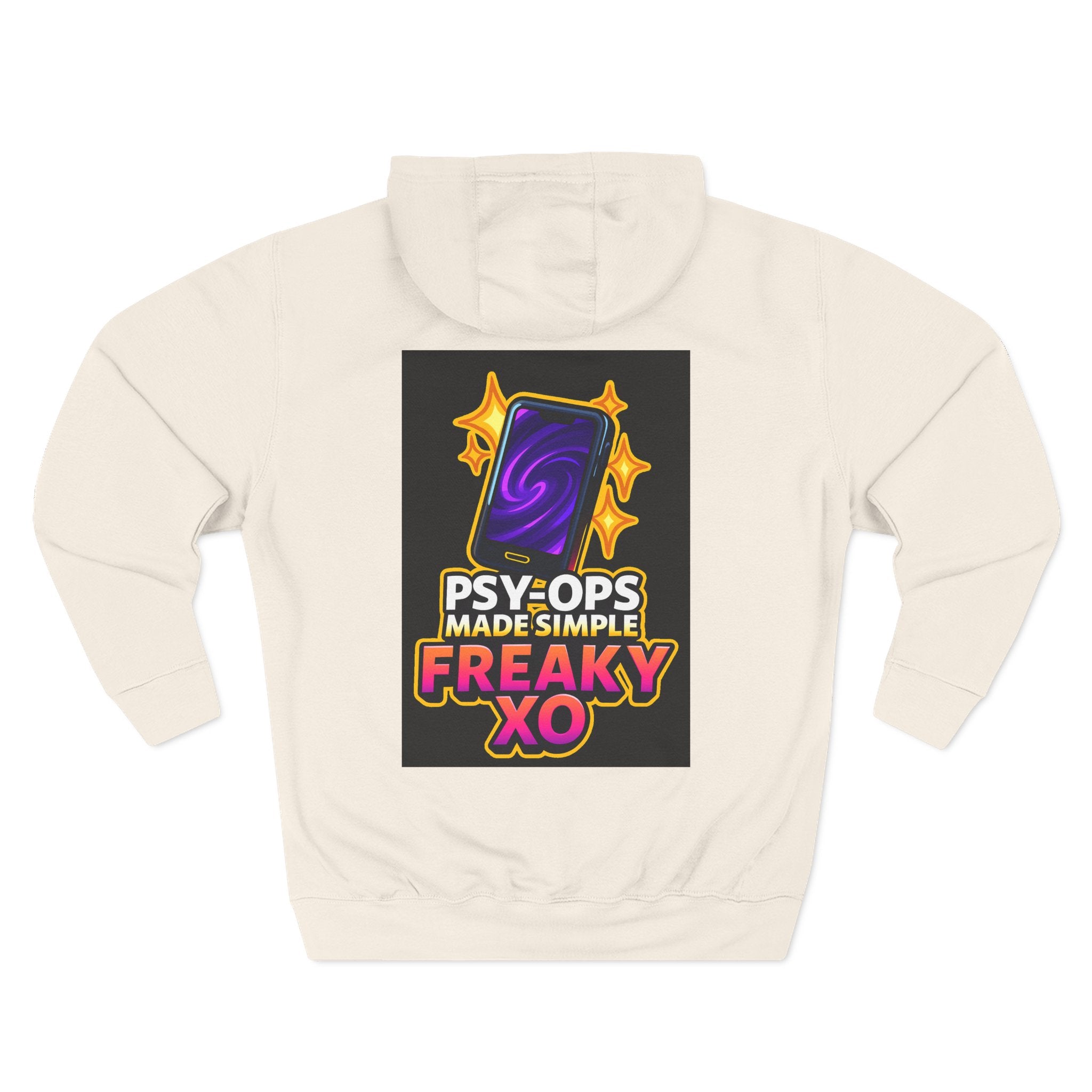 Freaky XO Two-Sided Hoodie - Cozy & Quirky Style for Fun Lovers