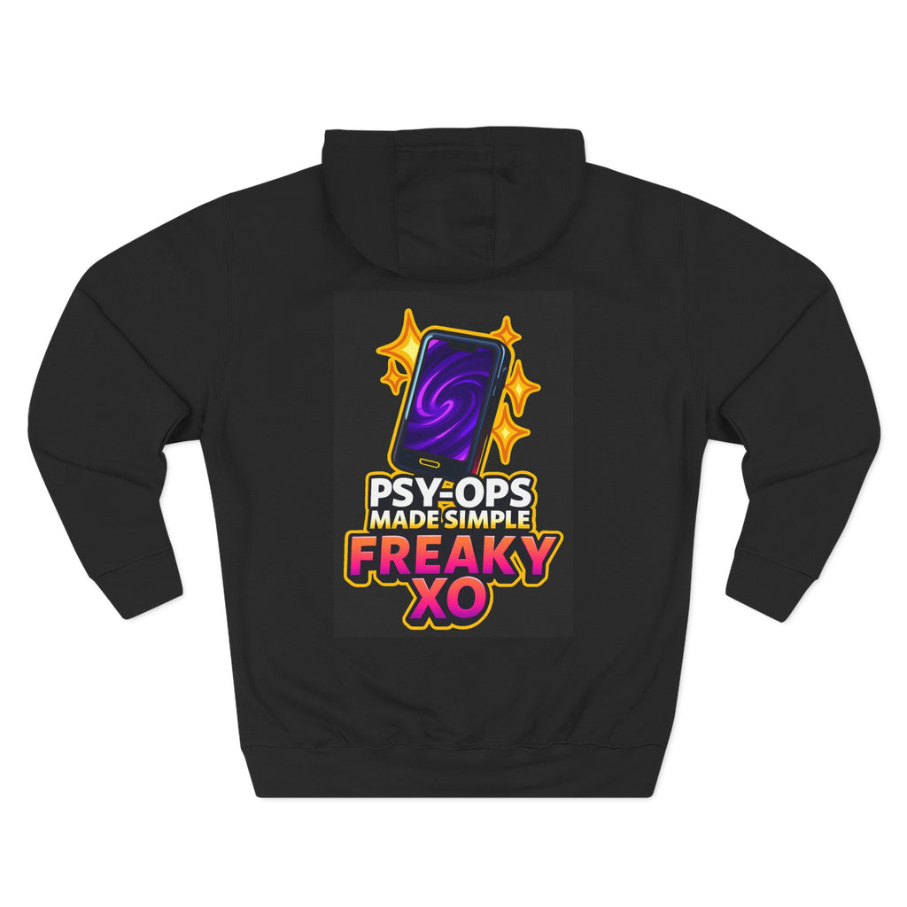 Freaky XO Two-Sided Hoodie - Cozy & Quirky Style for Fun Lovers