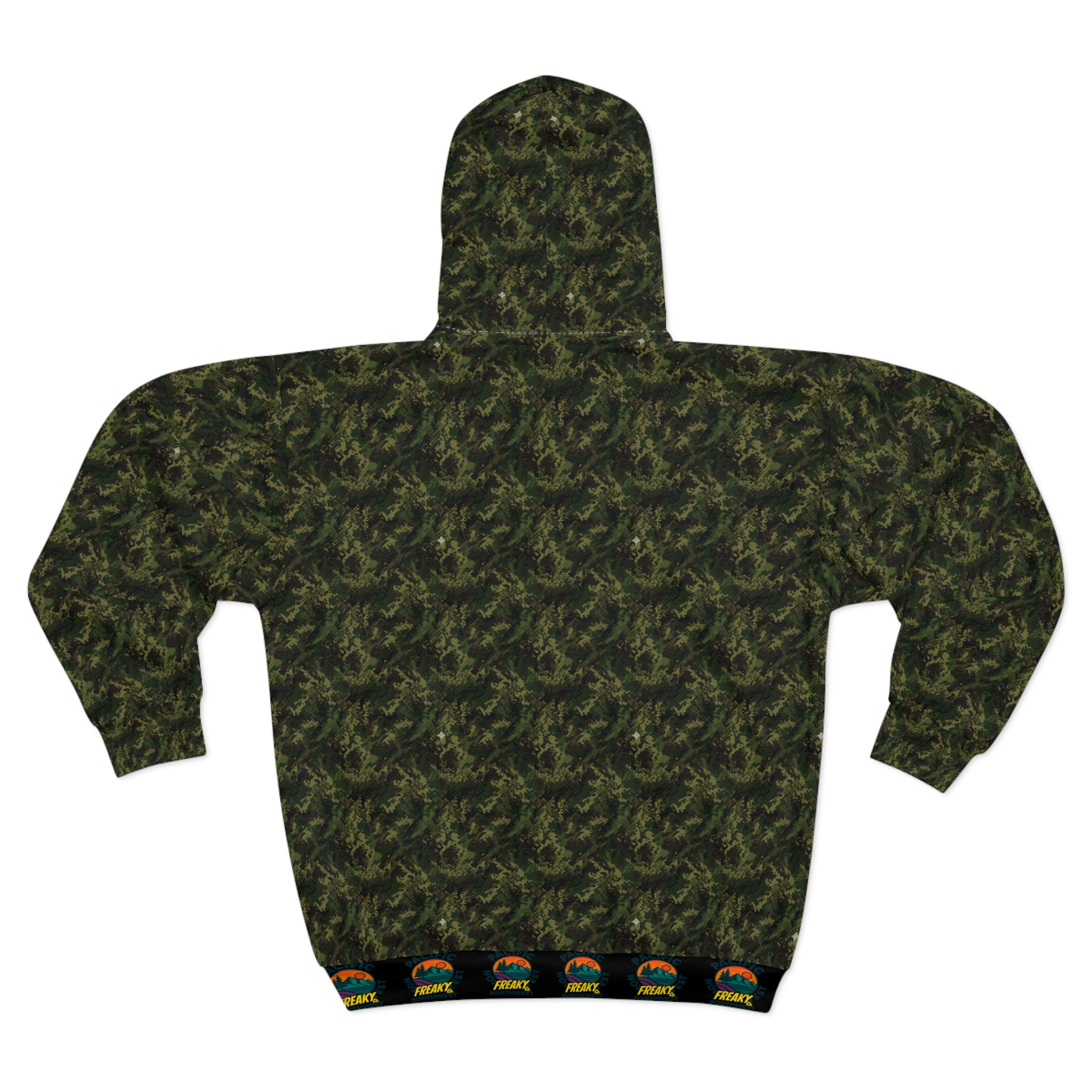 Camo Unisex Zip Hoodie - Cozy All-Occasion Wear
