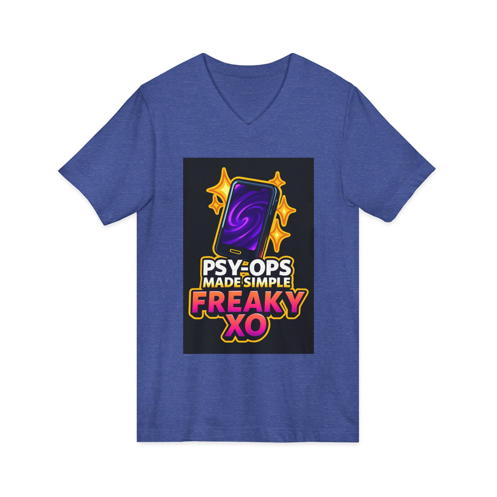 Unisex Jersey Short Sleeve V-Neck Tee