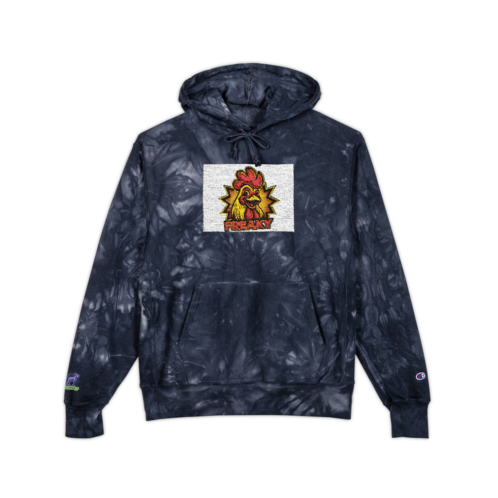 Unisex Champion Tie-Dye Hoodie (Embroidery)