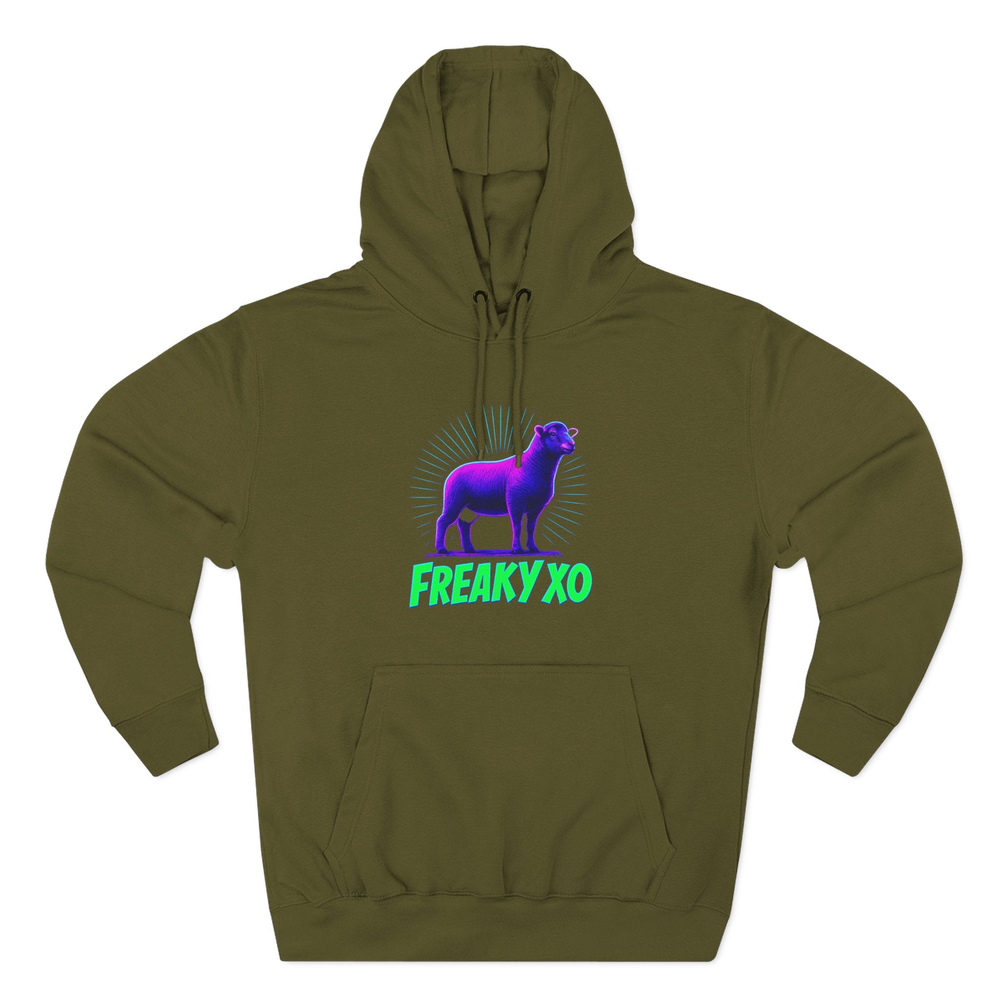 Freaky XO Two-Sided Hoodie - Cozy & Quirky Style for Fun Lovers