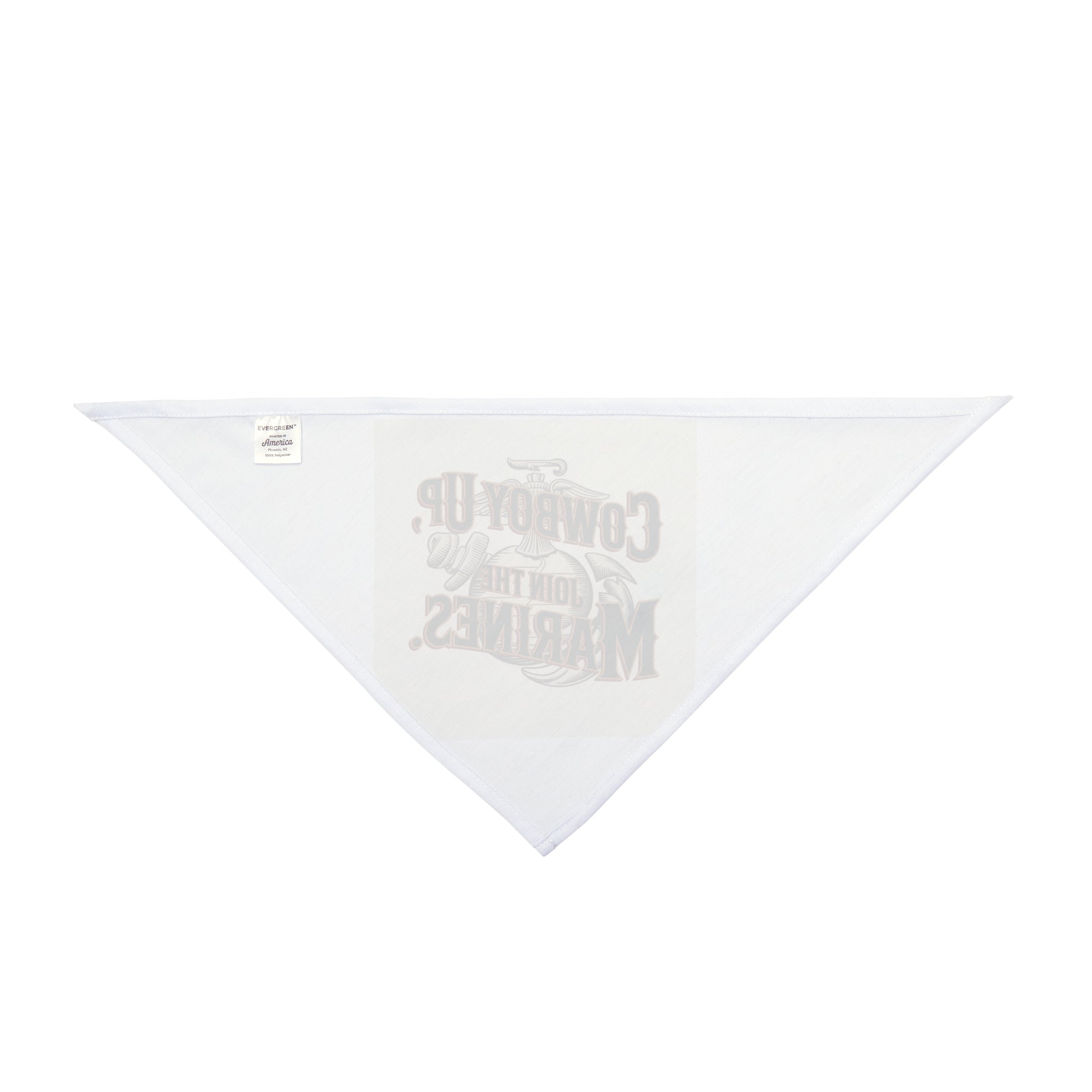 Cowboy Up Pet Bandana for Proud Marine Owners