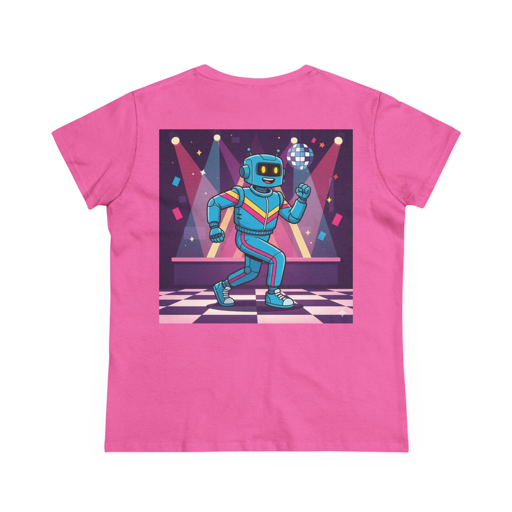 Dancing Robots Tee — “We Can Dance If We Want To” Women's Cotton T‑Shirt