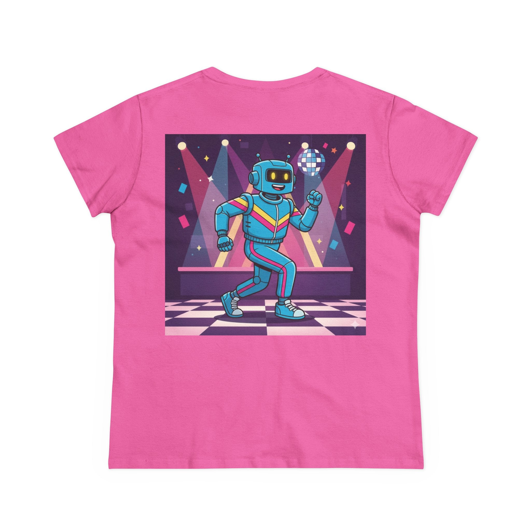 Dancing Robots Tee — “We Can Dance If We Want To” Women's Cotton T‑Shirt